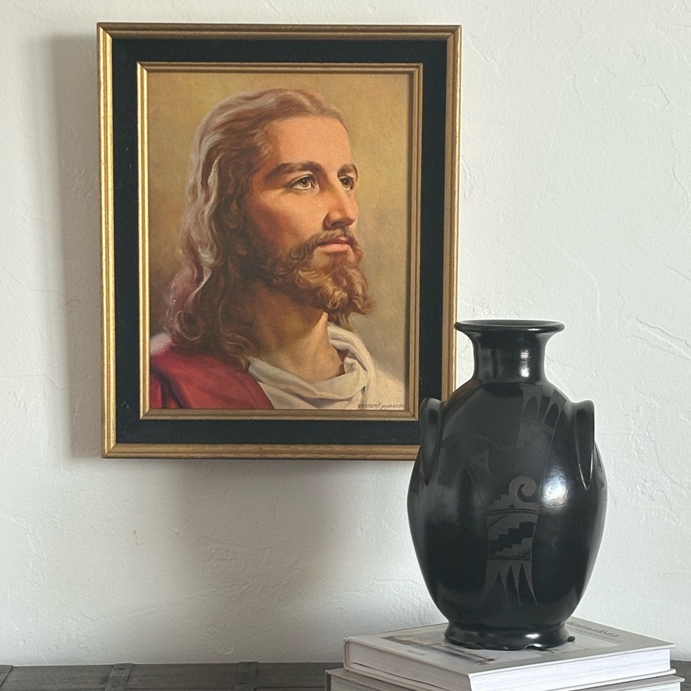 Vintage Print Of Christ By Blanchl